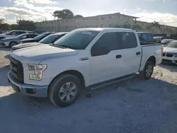 Ford salvage cars for sale: 2015 Ford F150 Supercrew