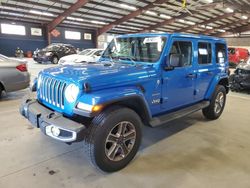 Salvage cars for sale from Copart East Granby, CT: 2022 Jeep Wrangler Unlimited Sahara