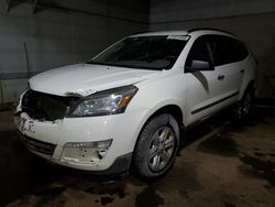 Salvage cars for sale at Portland, MI auction: 2015 Chevrolet Traverse LS