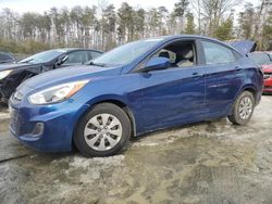 Salvage cars for sale at Waldorf, MD auction: 2016 Hyundai Accent SE