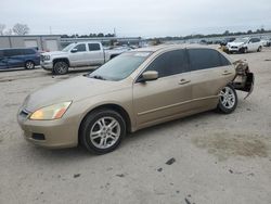 Salvage cars for sale at Harleyville, SC auction: 2006 Honda Accord EX