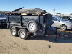 Salvage trucks for sale at San Martin, CA auction: 2015 PJ Trailer