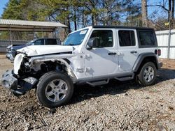 Salvage cars for sale from Copart Austell, GA: 2020 Jeep Wrangler Unlimited Sport