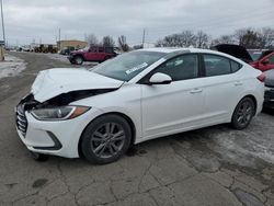 Salvage cars for sale at Moraine, OH auction: 2017 Hyundai Elantra SE