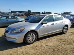 Salvage cars for sale at American Canyon, CA auction: 2012 Honda Accord LX