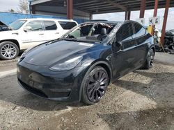 Salvage cars for sale at Riverview, FL auction: 2021 Tesla Model Y