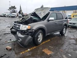 Salvage Cars with No Bids Yet For Sale at auction: 2012 Ford Escape XLT