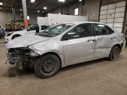 Salvage cars for sale from Copart Blaine, MN: 2015 Toyota Corolla L