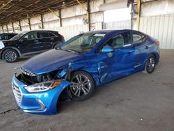 Salvage cars for sale at Phoenix, AZ auction: 2017 Hyundai Elantra SE