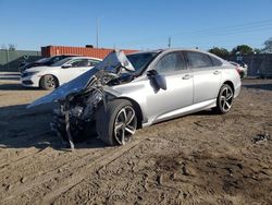 Honda salvage cars for sale: 2018 Honda Accord Sport