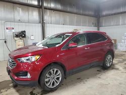 Salvage cars for sale at Des Moines, IA auction: 2019 Ford Edge Titanium