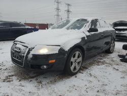 Salvage cars for sale at Elgin, IL auction: 2008 Audi A6 3.2 Quattro