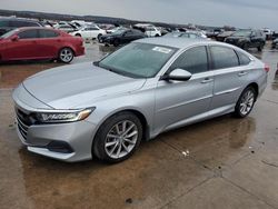 2021 Honda Accord LX en venta en Grand Prairie, TX