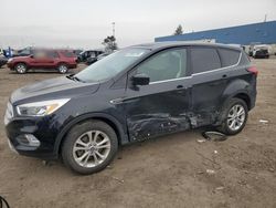 Salvage cars for sale at Woodhaven, MI auction: 2019 Ford Escape SE