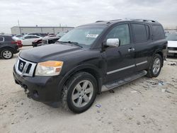 Salvage cars for sale at Haslet, TX auction: 2011 Nissan Armada SV