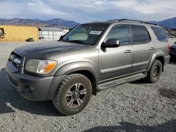 Salvage cars for sale from Copart Mentone, CA: 2005 Toyota Sequoia Limited