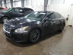 Salvage cars for sale at Ham Lake, MN auction: 2012 Nissan Maxima S