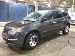 Salvage cars for sale at Woodhaven, MI auction: 2015 Chevrolet Traverse LS