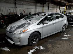 Salvage cars for sale at Denver, CO auction: 2014 Toyota Prius