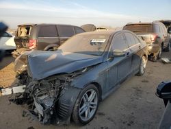 Salvage cars for sale at Elgin, IL auction: 2014 Mercedes-Benz C 300 4matic