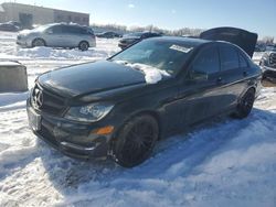 Salvage cars for sale at Kansas City, KS auction: 2014 Mercedes-Benz C 300 4matic