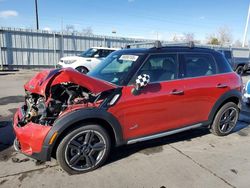 Salvage cars for sale at auction: 2016 Mini Cooper S Countryman