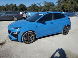 Salvage cars for sale at Ocala, FL auction: 2022 Hyundai Kona N Line