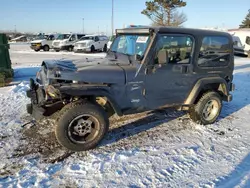 Jeep Wrangler / tj Sport salvage cars for sale: 2001 Jeep Wrangler / TJ Sport