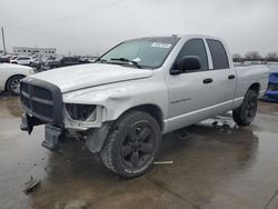 Salvage cars for sale at Grand Prairie, TX auction: 2004 Dodge RAM 1500 ST