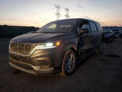 Salvage cars for sale at Elgin, IL auction: 2022 KIA Carnival LX