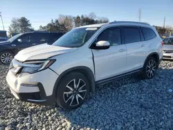 Salvage cars for sale at Mebane, NC auction: 2021 Honda Pilot Elite