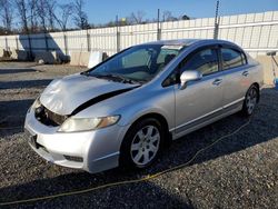 Salvage cars for sale at Spartanburg, SC auction: 2009 Honda Civic LX