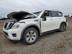 Salvage cars for sale at Houston, TX auction: 2017 Nissan Armada Platinum