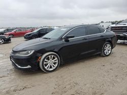 Salvage cars for sale from Copart Houston, TX: 2015 Chrysler 200 Limited