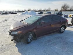 Honda Civic salvage cars for sale: 2012 Honda Civic LX