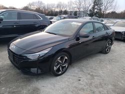 Salvage cars for sale at North Billerica, MA auction: 2023 Hyundai Elantra SEL