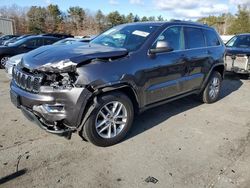 Salvage cars for sale at Exeter, RI auction: 2017 Jeep Grand Cherokee Laredo