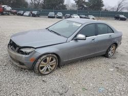 Salvage cars for sale at Madisonville, TN auction: 2008 Mercedes-Benz C300