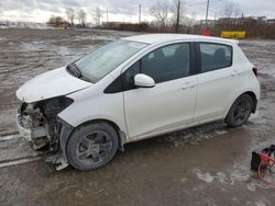 Salvage cars for sale at Montreal Est, QC auction: 2015 Toyota Yaris