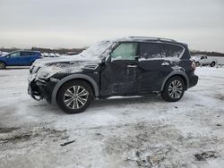 Salvage cars for sale at Assonet, MA auction: 2019 Nissan Armada SV