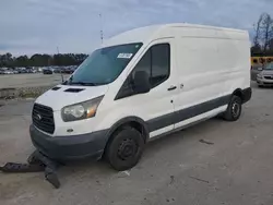 Salvage trucks for sale at Dunn, NC auction: 2015 Ford Transit T-150