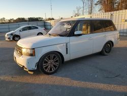 Salvage cars for sale at Dunn, NC auction: 2012 Land Rover Range Rover HSE Luxury