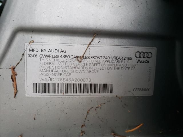 2006 Audi A4 2.0T Quattro