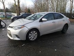 Vehiculos salvage en venta de Copart Portland, OR: 2016 Toyota Corolla L