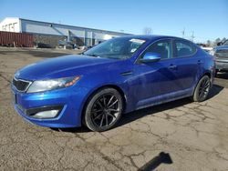 Salvage cars for sale at New Britain, CT auction: 2013 KIA Optima SX