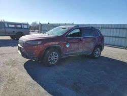 Salvage cars for sale from Copart Assonet, MA: 2019 Jeep Cherokee Latitude Plus