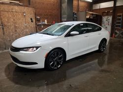 Salvage cars for sale at Ebensburg, PA auction: 2015 Chrysler 200 S