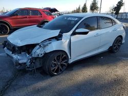 Salvage cars for sale at Rancho Cucamonga, CA auction: 2018 Honda Civic Sport