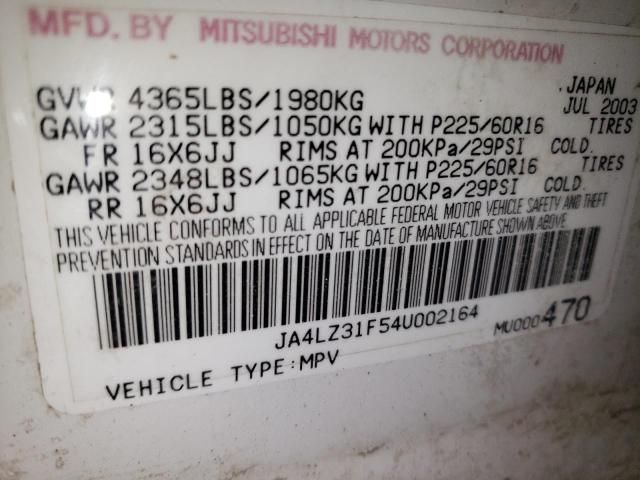 2004 Mitsubishi Outlander LS