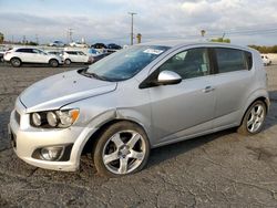 Salvage cars for sale at Colton, CA auction: 2015 Chevrolet Sonic LTZ